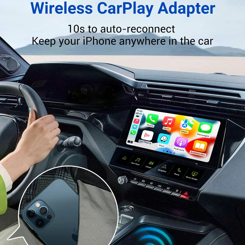 Transform Your Driving Experience with the Android AI Box Pro: Built-in YouTube, Netflix, TikTok, and IPTV for Seamless Wired to Wireless CarPlay