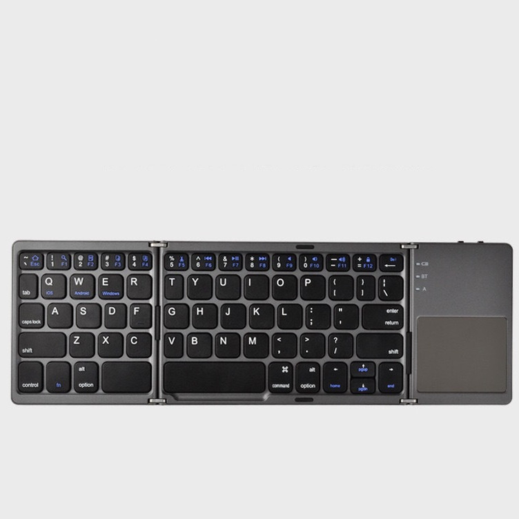 Wireless Foldable Bluetooth Keyboard Multi-Function Button