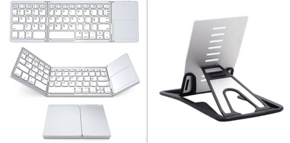 Wireless Foldable Bluetooth Keyboard Multi-Function Button