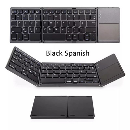 Wireless Foldable Bluetooth Keyboard Multi-Function Button