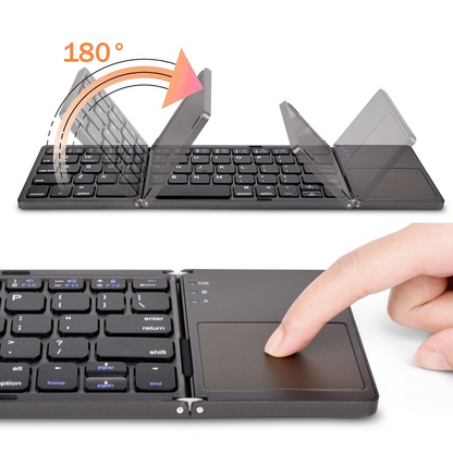 Wireless Foldable Bluetooth Keyboard Multi-Function Button