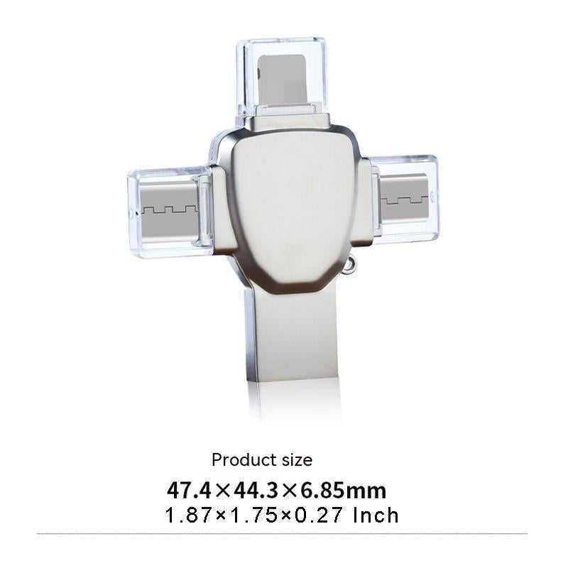 Revolutionize Your Storage with the 4-in-1 High-Speed USB OTG Memory Photo Stick for All Devices - Effortless Data Transfer at Your Fingertips!