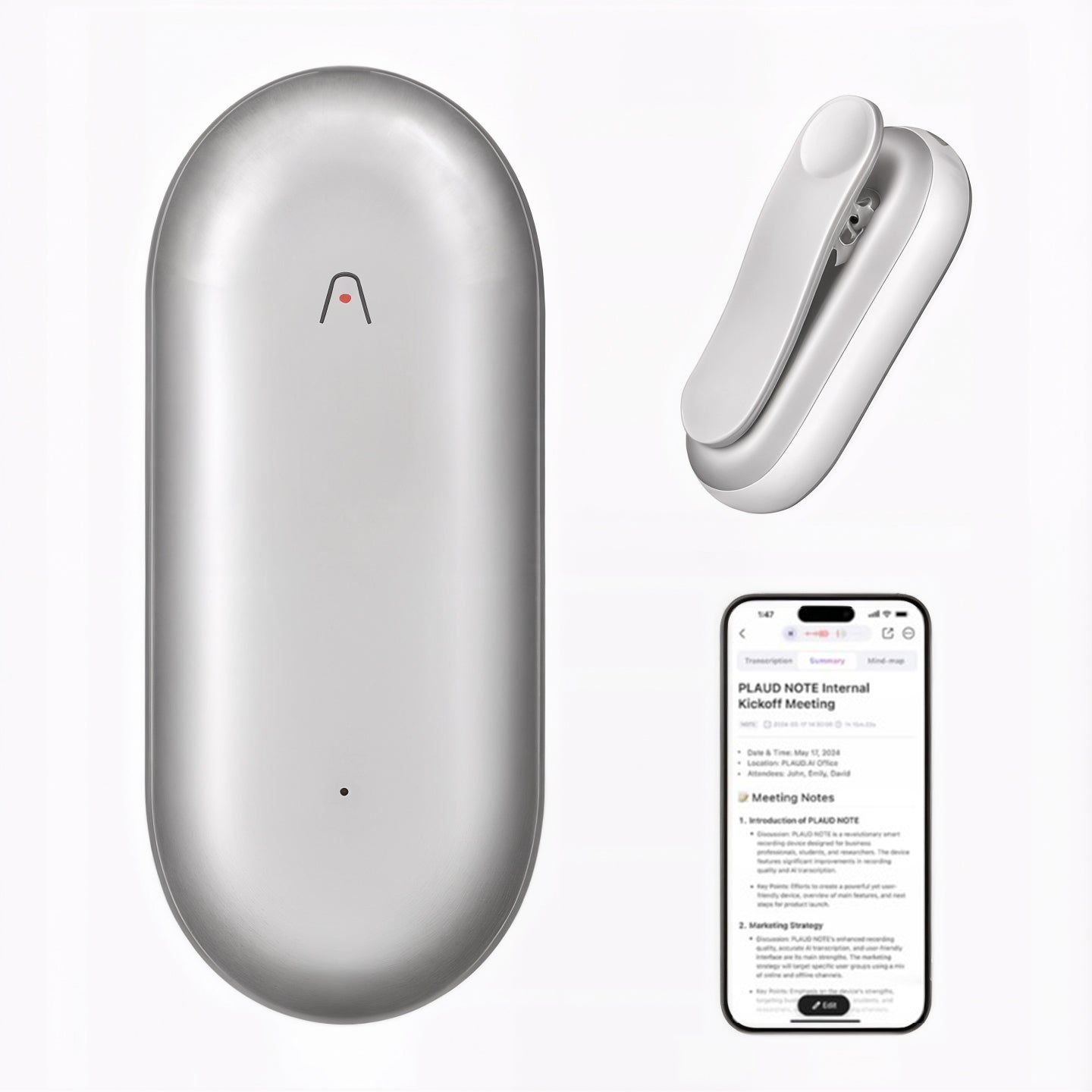 PLAUD NotePin AI Voice Recorder