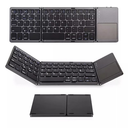 Wireless Foldable Bluetooth Keyboard Multi-Function Button