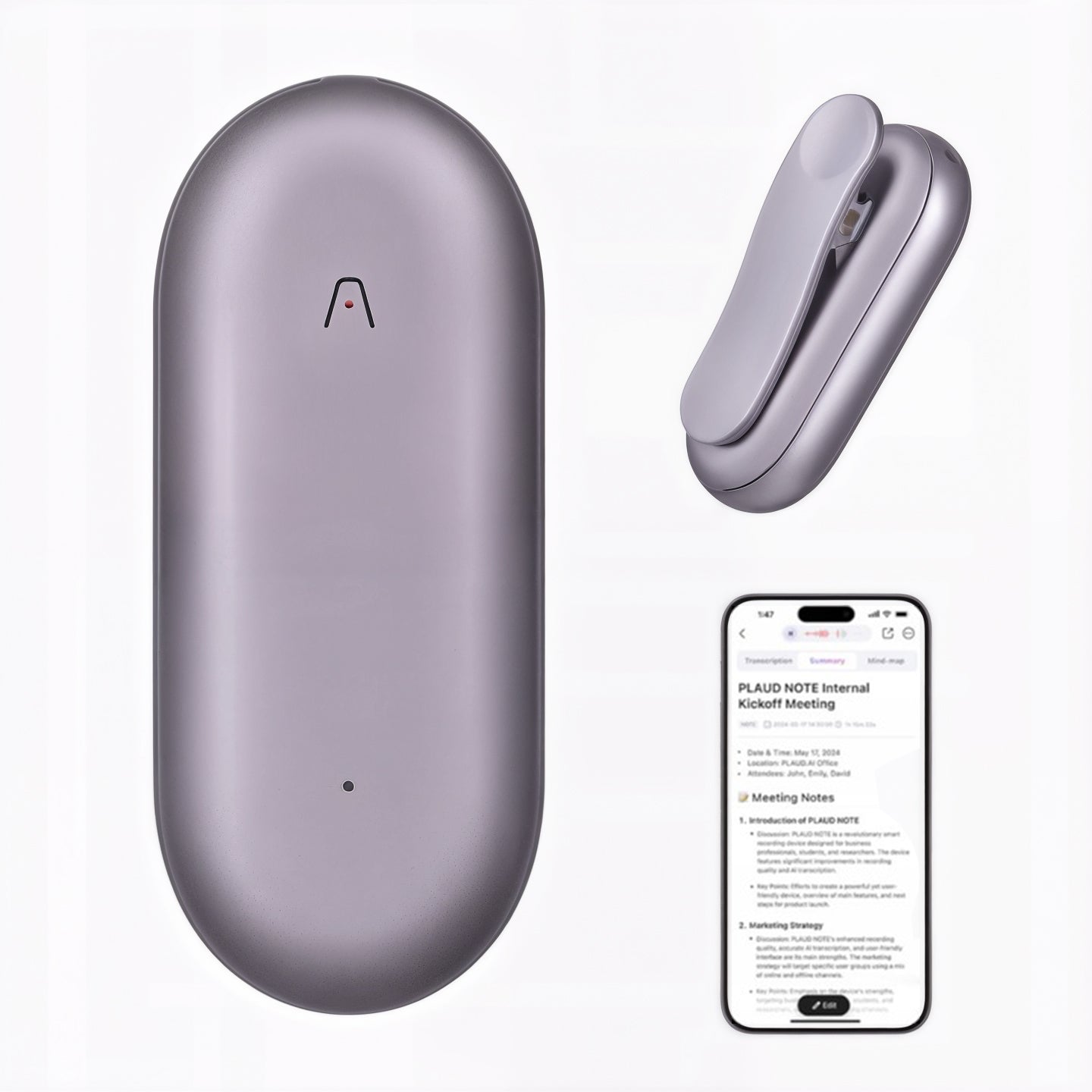 PLAUD NotePin AI Voice Recorder
