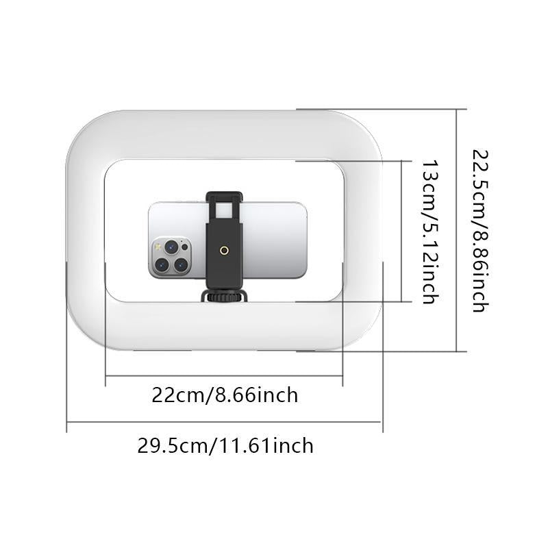 Illuminate Your Creativity: The Ultimate 2-in-1 Professional Circular Handheld Photography Fill Light with Rechargeable Battery & Adjustable Selfie Tripod